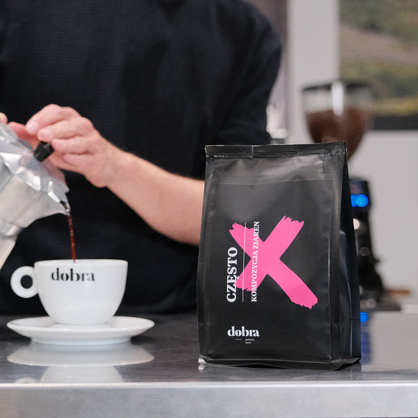 Kawa Często – kompozycja ziaren