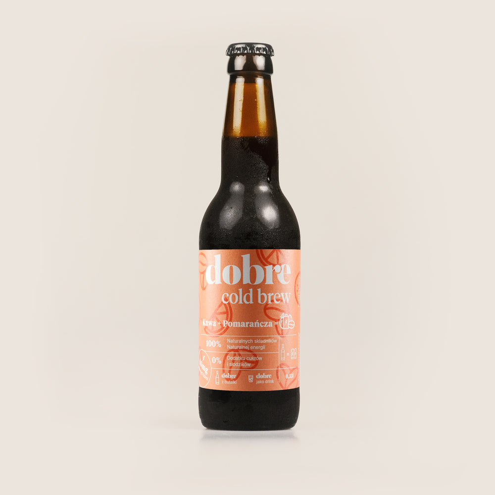 Dobre Cold Brew – Brazylia + Pomarańcza 330ml