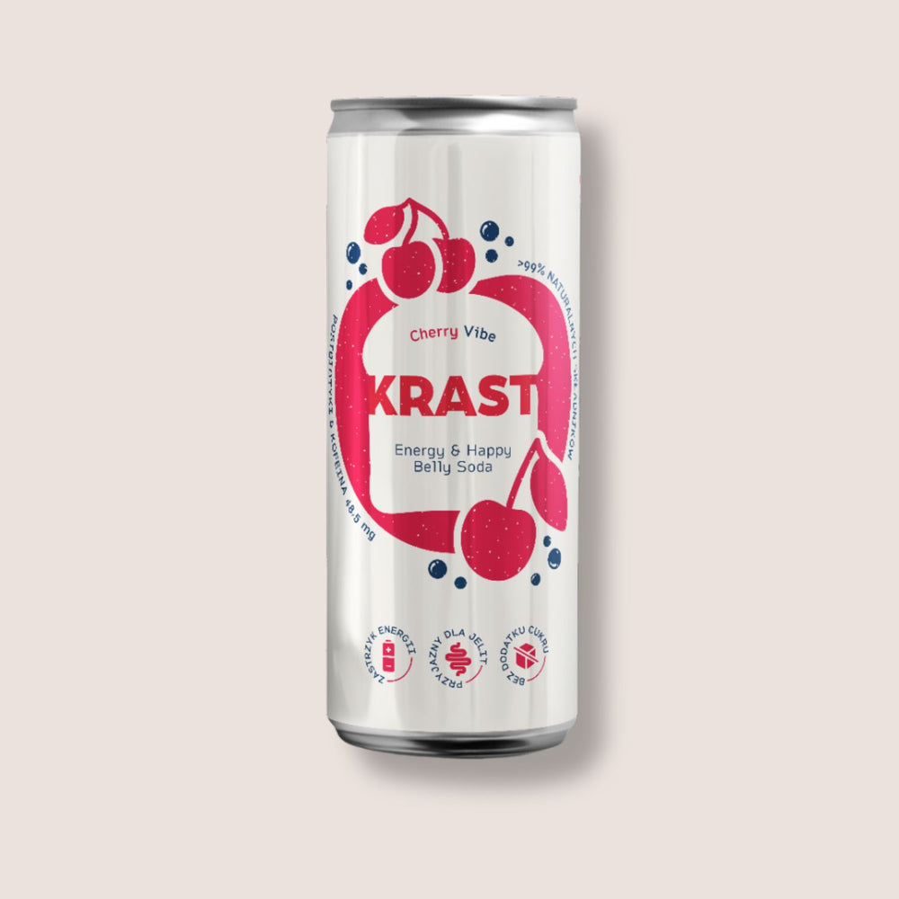 KRAST Cherry Vibe - Happy Belly Soda