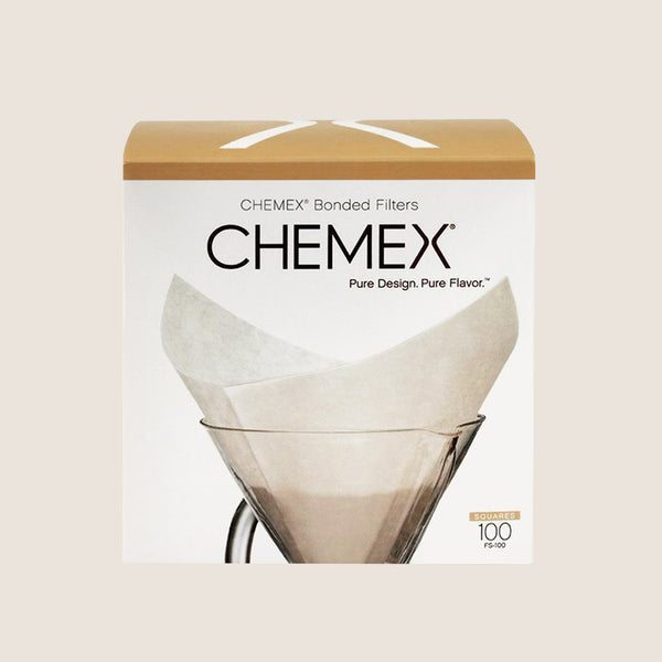 Chemex filtry papierowe kwadratowe – Białe – 6, 8, 10 filiżanek
