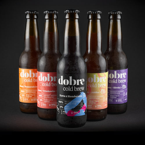 Dobre Cold Brew – Brazylia + Truskawka 330ml