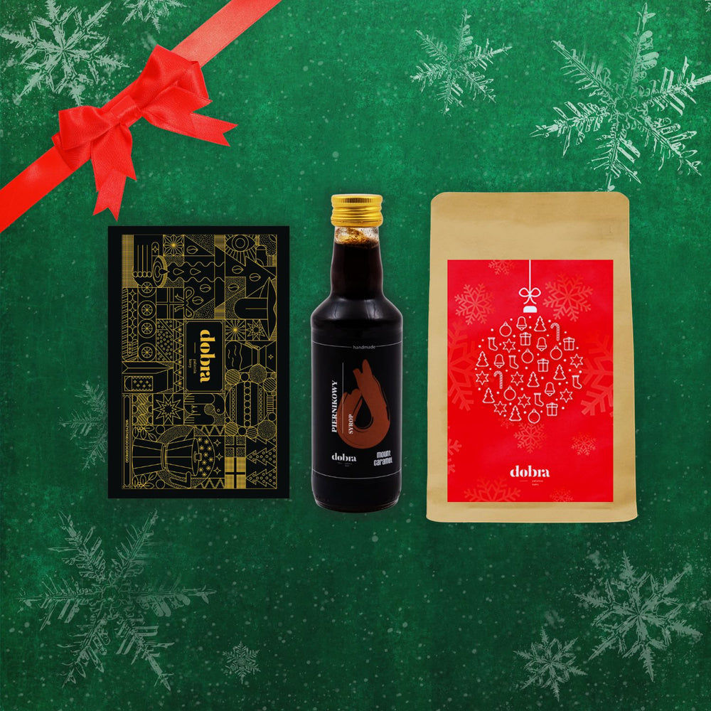 Zestaw Świąteczny Kawa, Syrop i Czekolada