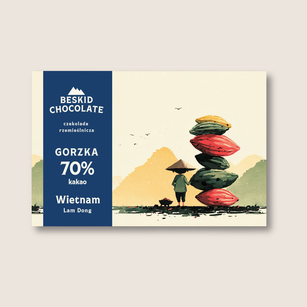 Czekolada gorzka 70% Wietnam Lam Dong