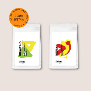 Zestaw Młynek do kawy TIMEMORE C3S - czarny + 2x200g kawy pod filtr