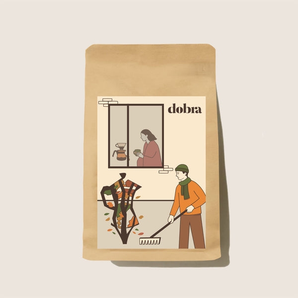 Jesieniarz - Kompozycja ziaren espresso
