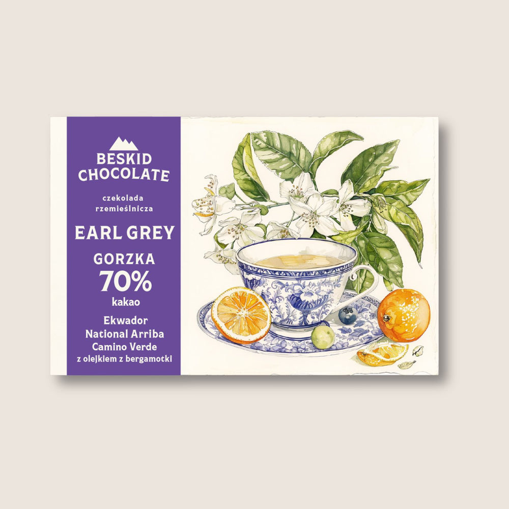 Czekolada ciemna 70% Earl Grey Ekwador National Arriba