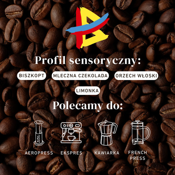 Kawa Kolumbia SugarCane Decaf ESPRESSO
