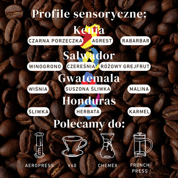 3+1 gratis! Zestaw kaw do filtra