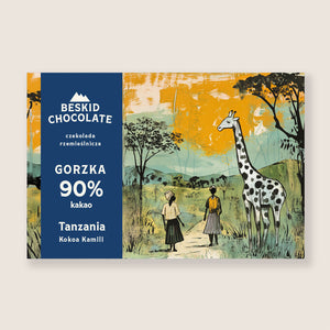 Czekolada gorzka Tanzania Kokoa Kamili 90%