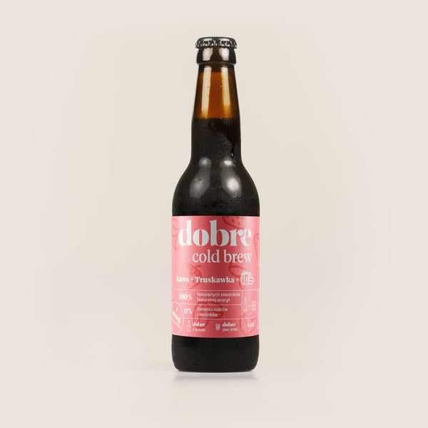 Dobre Cold Brew – Brazylia + Truskawka 330ml