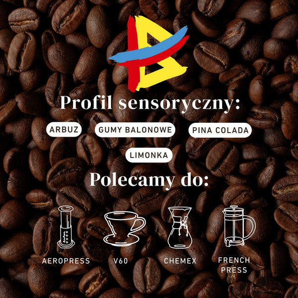 Kolumbia El Renacer Watermelon- Złoto Kawa