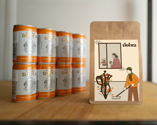 Zestaw Espresso Tonic - Kawa "JESIENIARZ" + 8x Indian Tonic