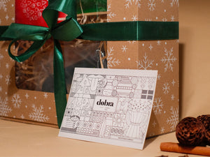 Zestaw Świąteczny Kawa, Zioła, Syrop, Czekolada i Orzechy w czekoladzie